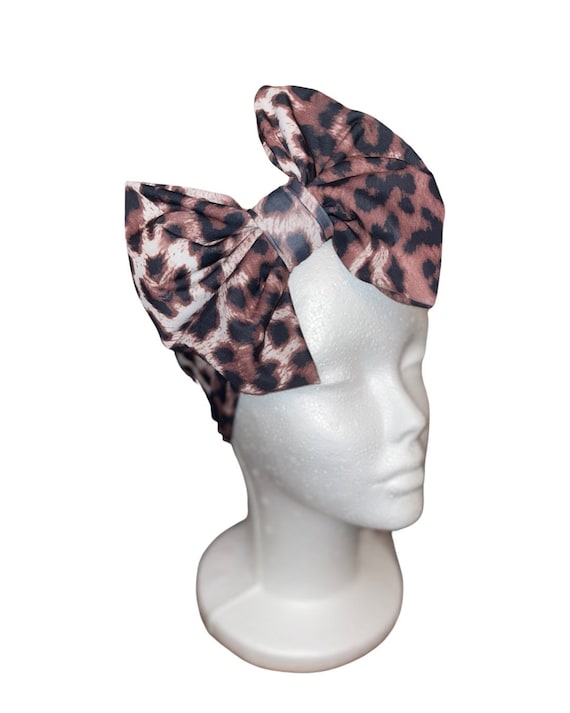 Leopard Print Fabric Bow | Fabric Bow | Baby Bow | Toddler Bow | Baby Headband | Hair Bow | Girls Hair Bow | Leopard Hair Bow | Leopard Bow
