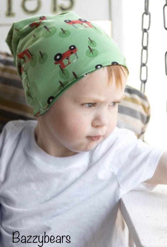 Slouch Beanie/ slouchy beanie/ green hat/ forest green hat/ green beanie/ baby boy hat/ beanie/ green slouchy hat/ baby hat - Forest Green