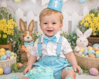baby blue cake smash outfit boy, 1st birthday outfit boy, cake smash boy blue, 1st birthday crown baby blue, smash cake boy, cake smash set