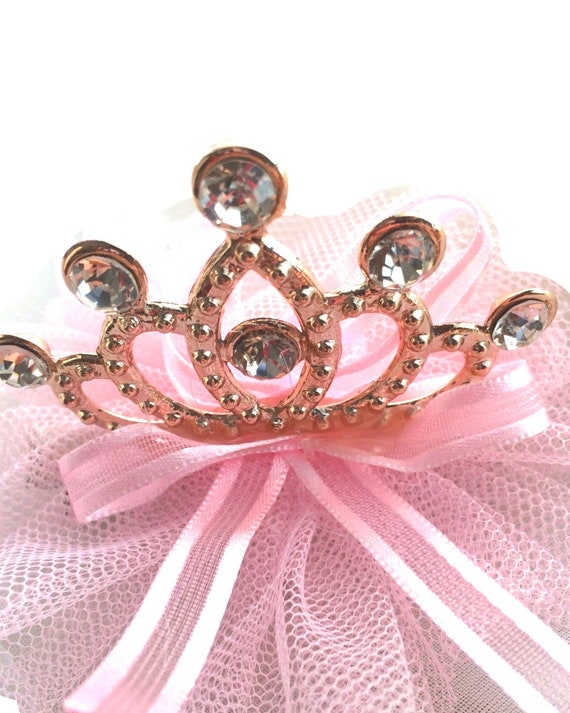 Light pink tiara, light pink crown, tiara, crown, baby tiara, baby crown, pink tiara, pink crown, photography prop, baby prop, tulle tiara