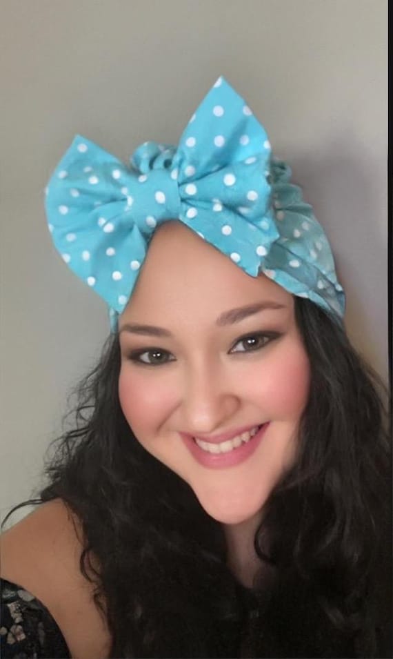 Boho Polka Dot Turban Hat / Organic Baby Girl Toddler Adult Head Wrap / Baby Shower Christmas Gift
