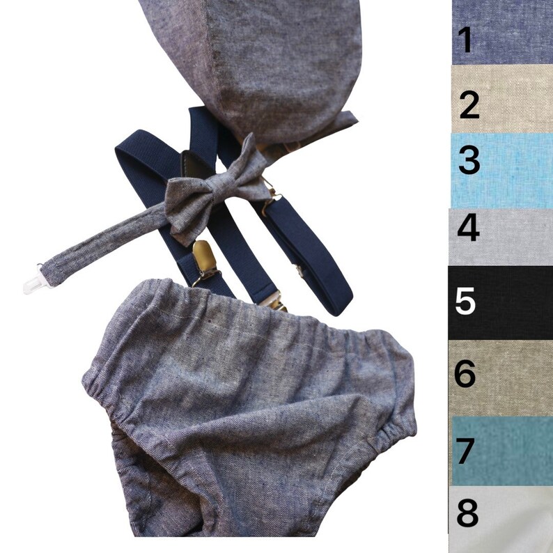 Light denim sitter set - baby boy photo prop - baby clothes - vintage style - flat cap - cake smash outfit main image 0