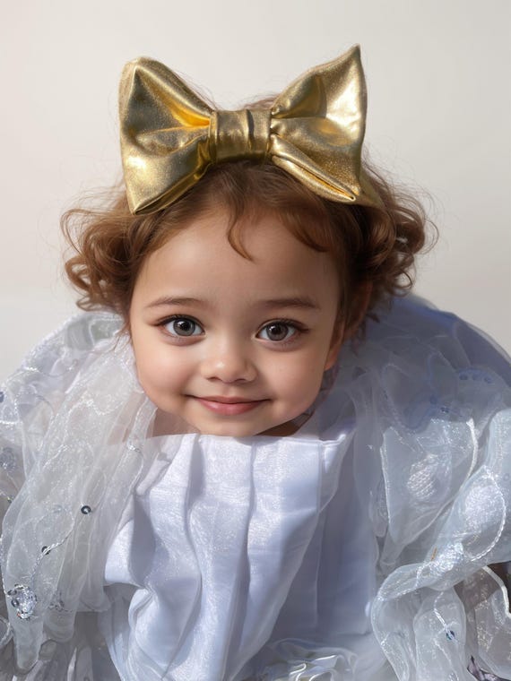 Gold bow headband. Metallic gold bow. Gold bow hairclip. Gold headband.  Silver bow.  Pink bow. Red bow.  Christmas bow.  Christmas headband