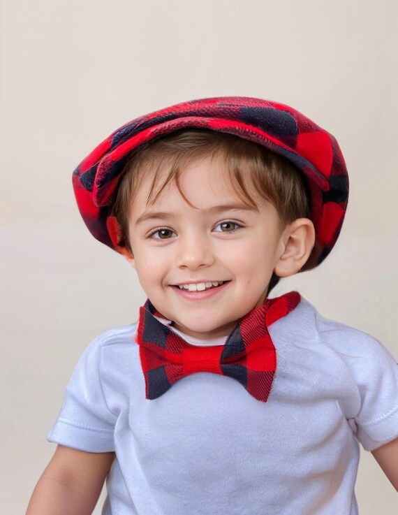 Cake Smash Outfit Boy Girl Buffalo Plaid Set or Buy the Piece Diaper Cover Bow Tie Suspenders Boys First 1st Birthday Lumberjack Photoshoot