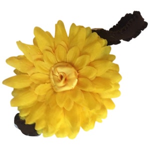 Sunflower Headband - Yellow Headband - Baby Headband - Newborn Headbands - Girls Headband - Flower Girl Headband