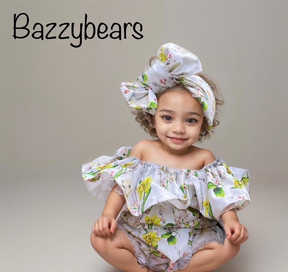 Baby girl Easter outfit | Toddler girl bunny outfit | Infant girl clothes for spring | Easter romper for baby girl