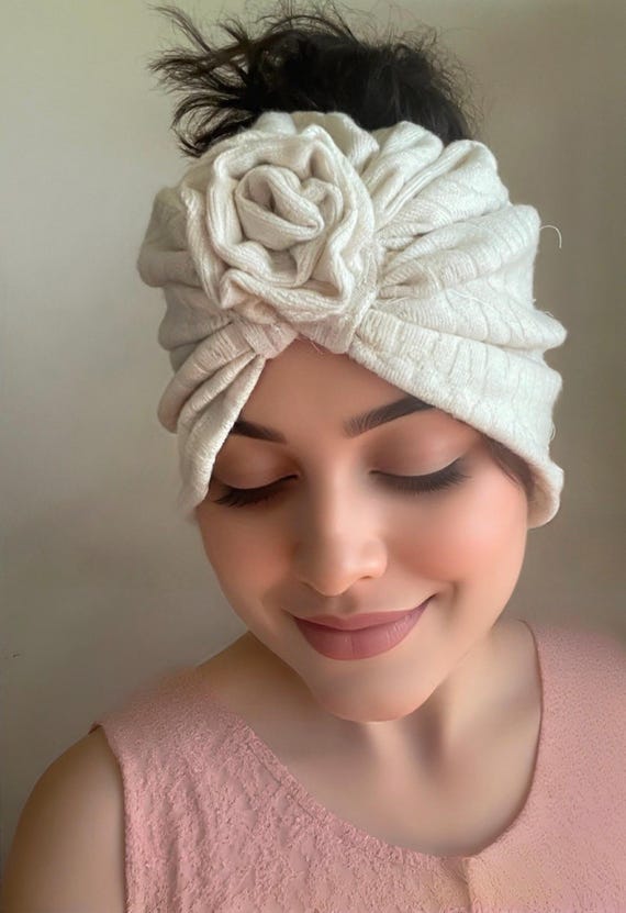 PRETIED TURBAN HEADWRAP, Turban, Womens Hat, stretch Knot, twist, Cap, chemo gift, teal, protective styling, headscarf, chemo hat, alopecia