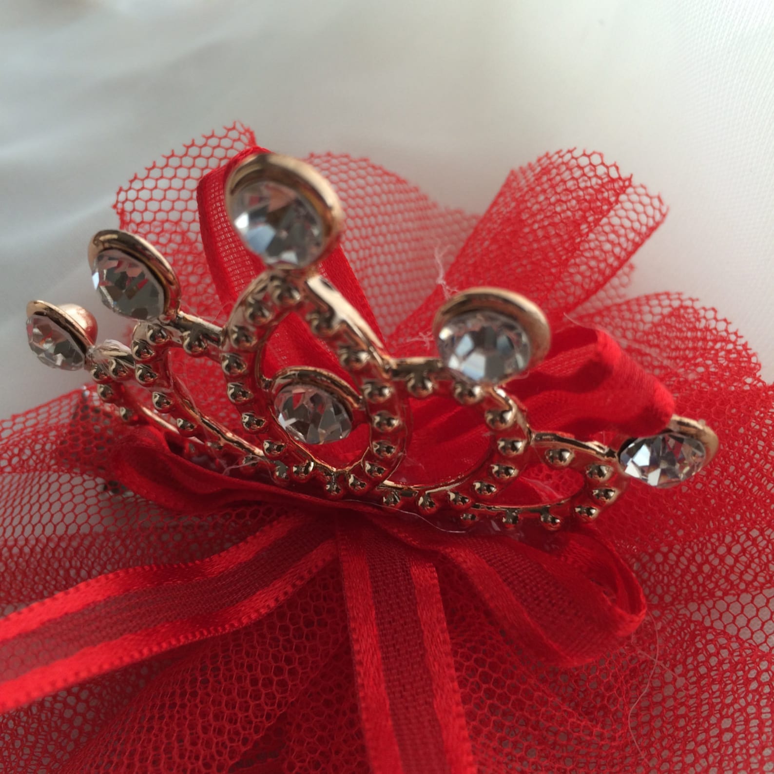 Tiara Crown Princess Tiaraprincess Crown Red Tiara Red Etsy