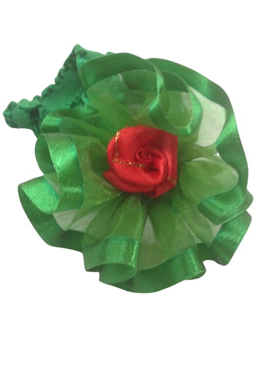 Red green baby headband, Christmas baby headband, green baby headband, holiday baby headband, holiday headband, christmas headband, photo