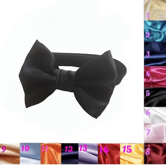 baby bow tie, wedding bow tie, Christmas bow tie, black bow tie, black satin bow tie, baby bow tie, black baby bow tie, black bow tie,