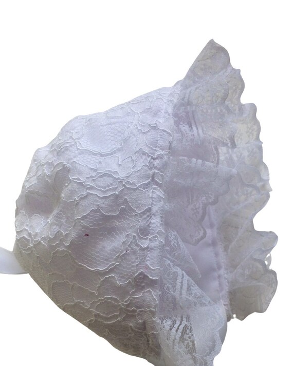 White baby hat, baby bonnet, white baby bonnet, bow bonnet, hat, off white hat, baby summer hat, summer hat, girl hat, bonnet, cute baby