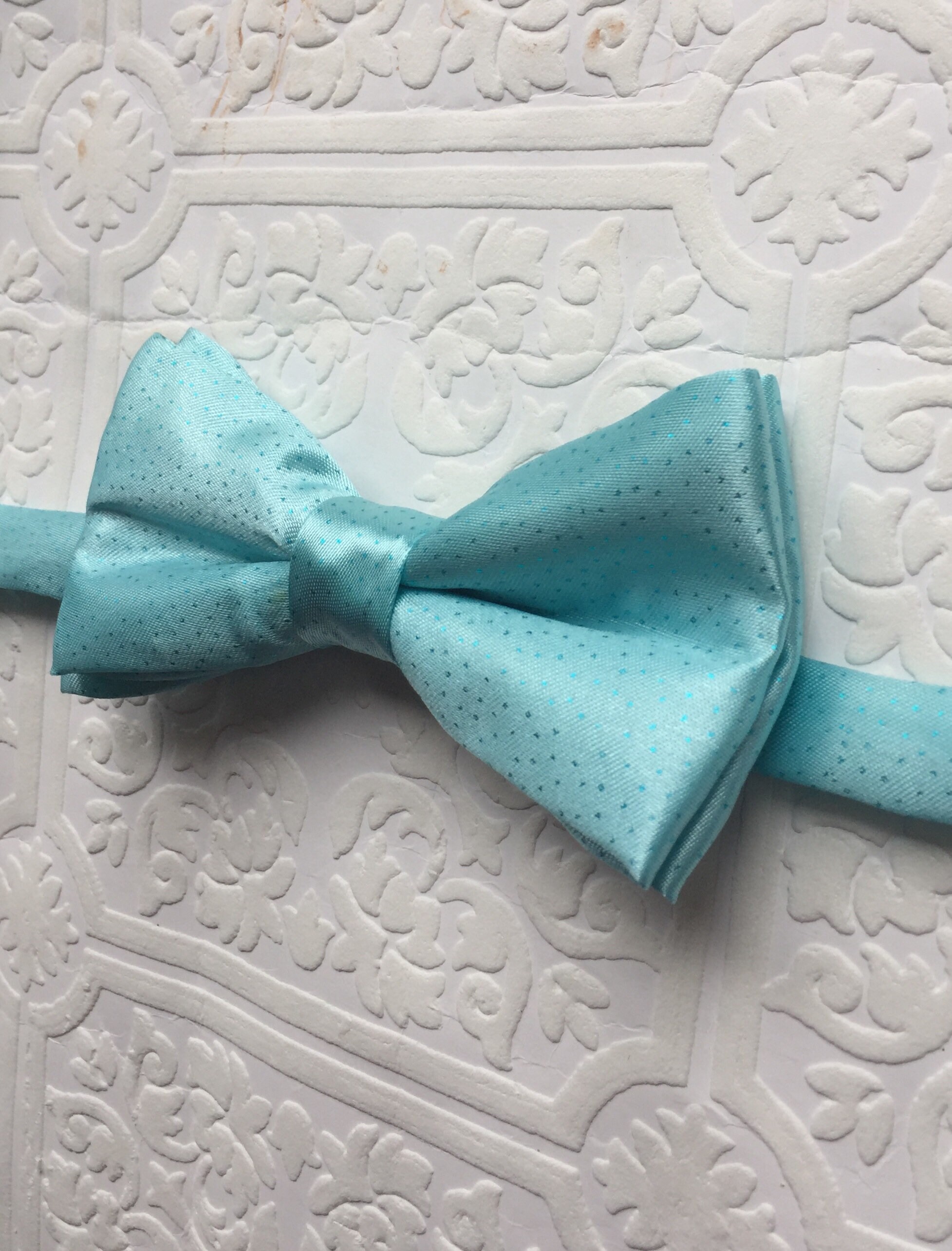 Baby bow tie, blue baby bow tie, turquoise baby bow tie, turquoise bow ...