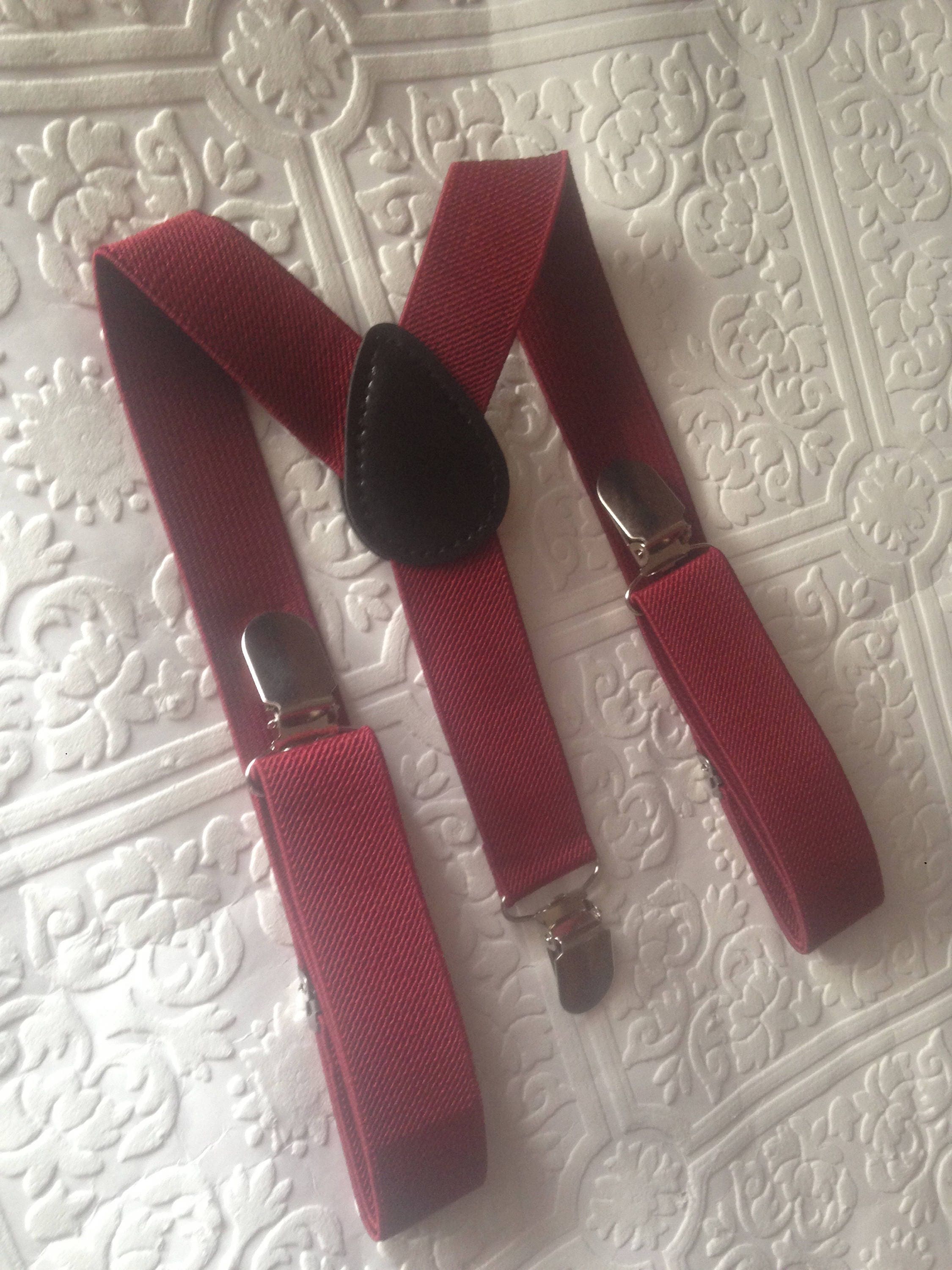 Suspenders, boy suspenders, red suspenders, baby red suspenders