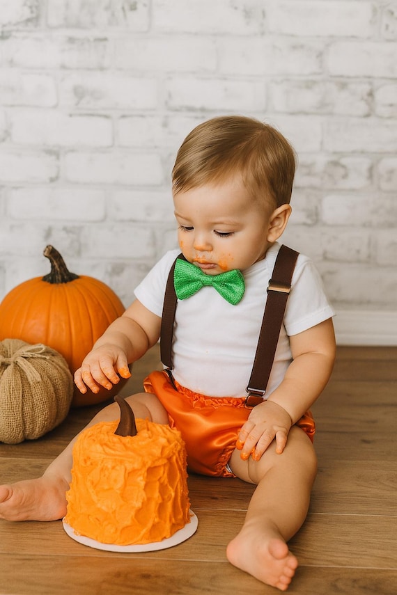 Boy Cake Smash Outfit, Fall Cake Smash, Harvest Cake Smash, Fall Theme Cake Smash, Pumpkin Cake Smash, Pumpkin Birthday Boy