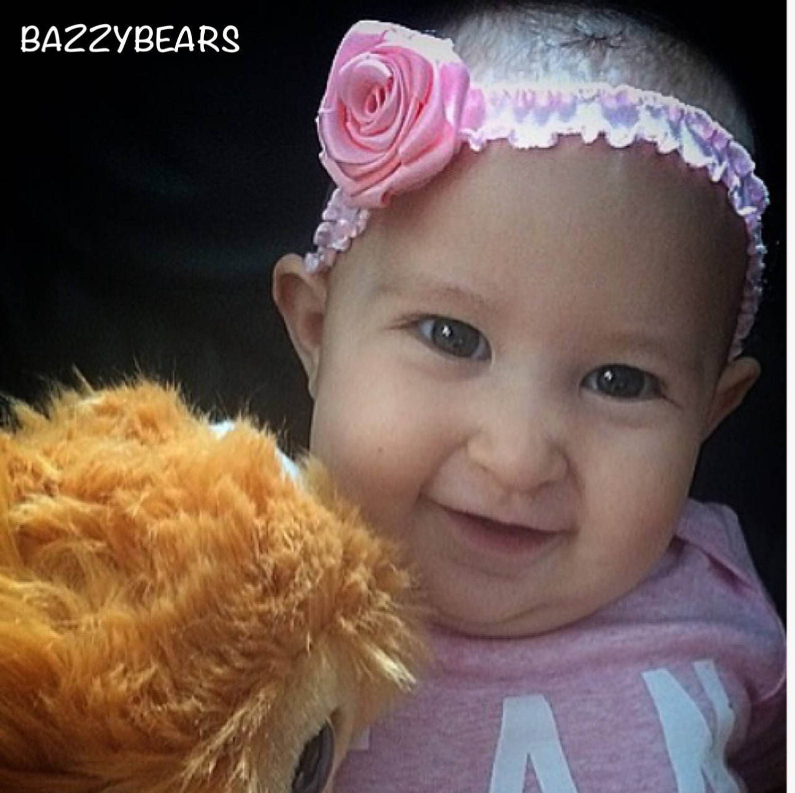 Baby rose headband rose headband simple baby headband rose Etsy