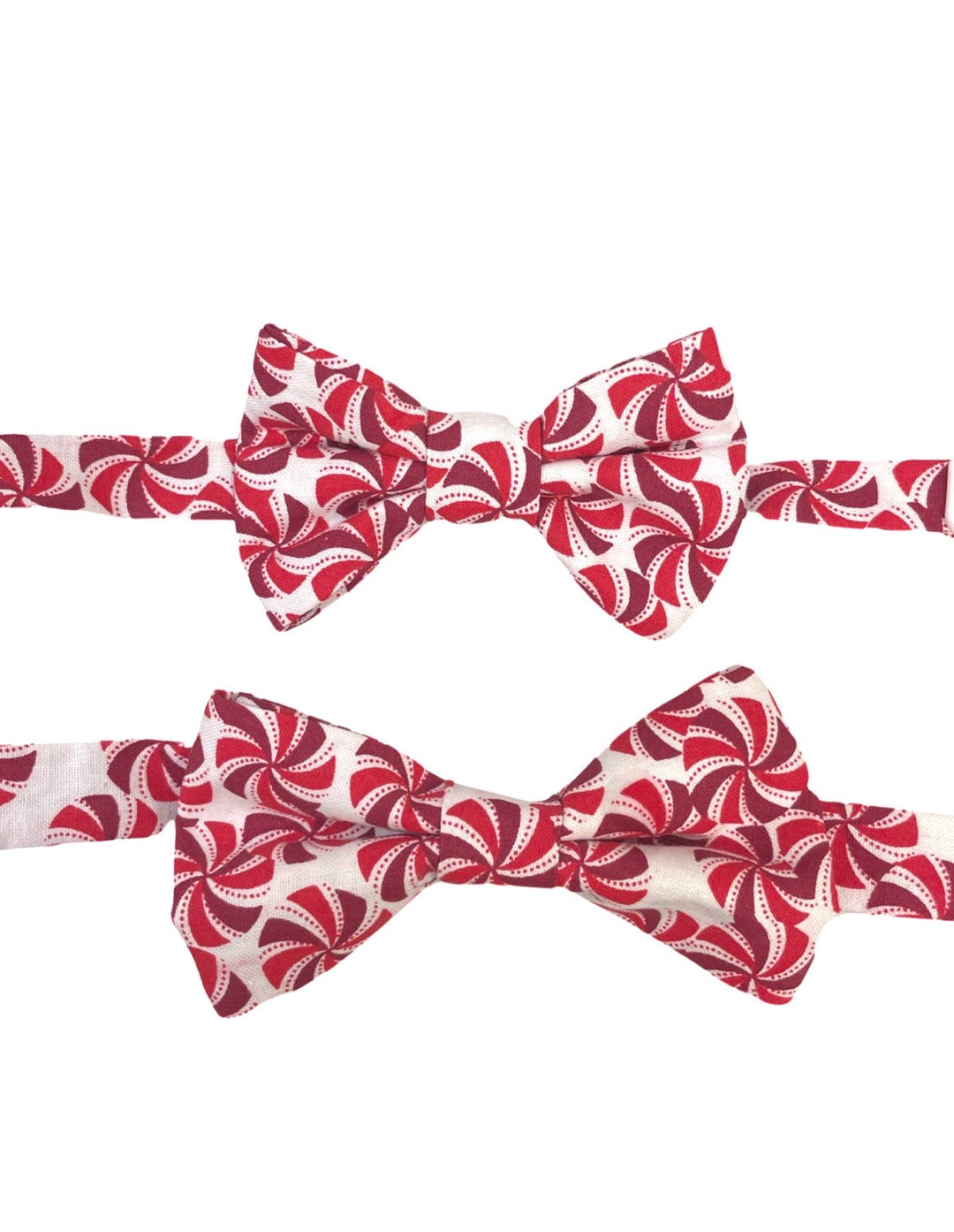 Peppermint Bow Tie Christmas Bow Tie for Boys Christmas Etsy