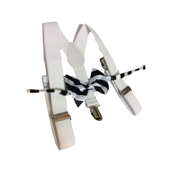 Photo baby, Baby suspenders and bow tie, black baby bow tie, baby bow tie, suspenders, white suspenders set, wedding bow tie, baby boy set