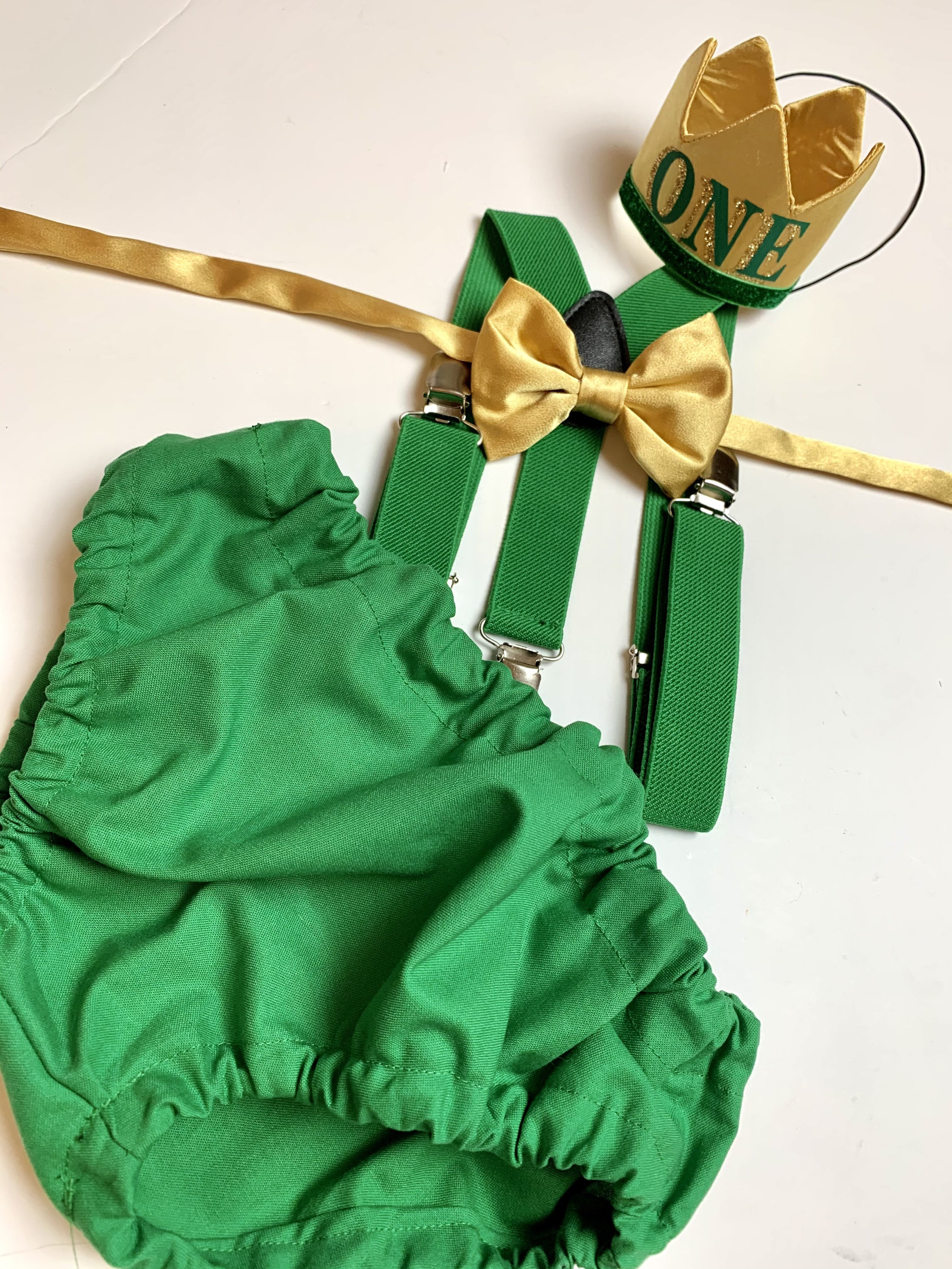 Boy Cake Smash Outfit, Cake Smash Set, St. Patrick’s Day Cake Smash, Lucky One Cake Smash, Irish 1st Birthday, Boy 1st Birthday main image 1