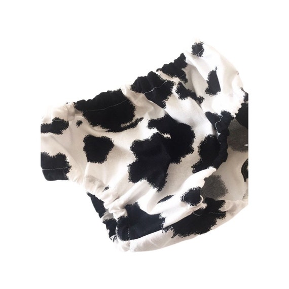 Baby Bloomers Cow Diaper Cover Panties Shorts Photo Shoot Cake Smash Bloomers Diaper Cover Infant Toddler Birthday Photoprop Photoshoot