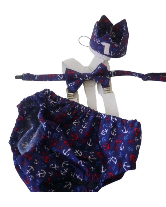Boys Nautical Cake Smash Outfit, Cake Smash Outfit, Cakesmash set, cakesmash outfit