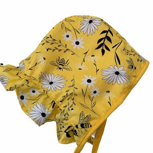 The Bee Bonnet / Baby Bonnet / Sunhat / Bonnet / Sunbonnet / Baby Sunhat