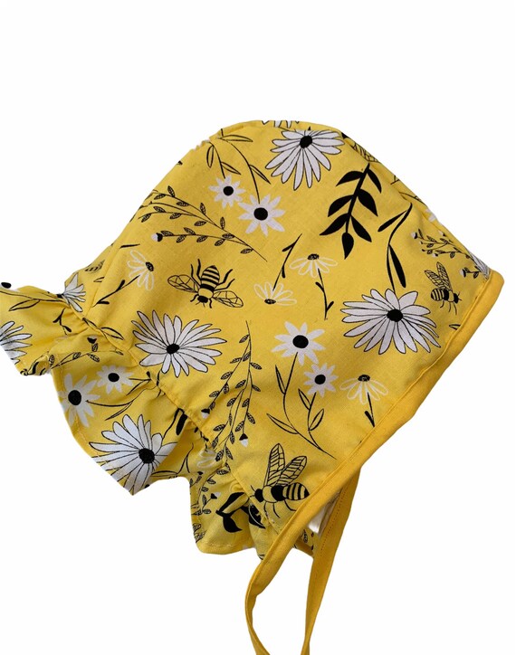The Bee Bonnet / Baby Bonnet / Sunhat / Bonnet / Sunbonnet / Baby Sunhat