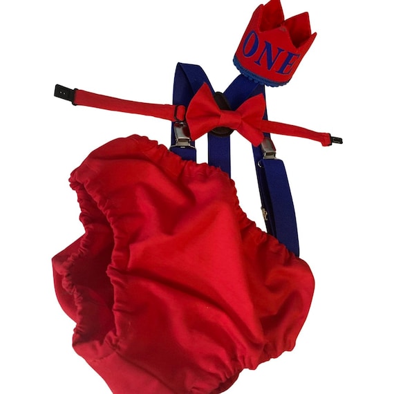 red cake smash outfit boy, Videogame cake smash, red bow tie, smash cake outfit boy, red diaper cover, red blue baby bow tie, red suspenders