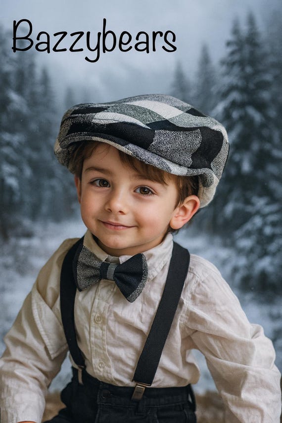 Black Flat Cap, Black Newsboy Hat, Birthday Boy Black cotton Hat, Men’s, baby Black Flat Cap Hat Gift