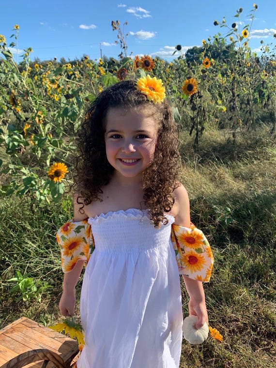 Sunflower headband, baby sunflower headband, sunflower baby headband, yellow flower headband, yellow baby headband, summer baby headband