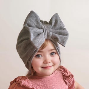 Baby Turban, Baby Turban Hat, Infant Hat, Grey Turban, Newborn Turban, Toddler Turban, Girls Beanie, Newborn cap, Womens Turban, 20+ colours
