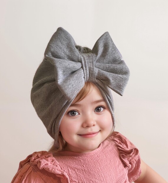 Baby Turban, Baby Turban Hat, Infant Hat, Grey Turban, Newborn Turban, Toddler Turban, Girls Beanie, Newborn cap, Womens Turban, 20+ colours