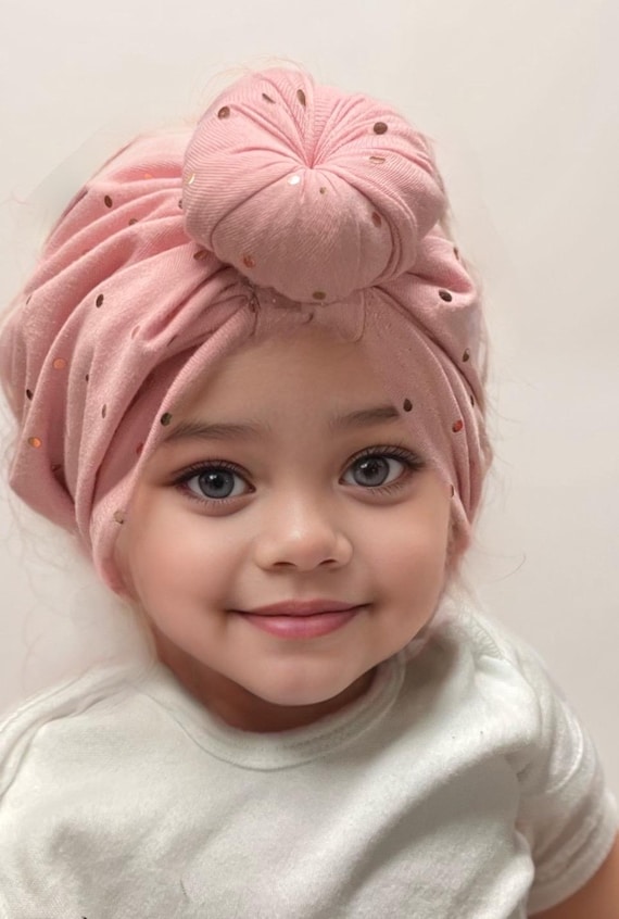 Baby Turban Hat, Baby Girl Turban, Top knot Baby TURBAN, Baby Hat, Newborn Hospital Hat, Baby Turban Headband, Infant Hat, Newborn Turban,