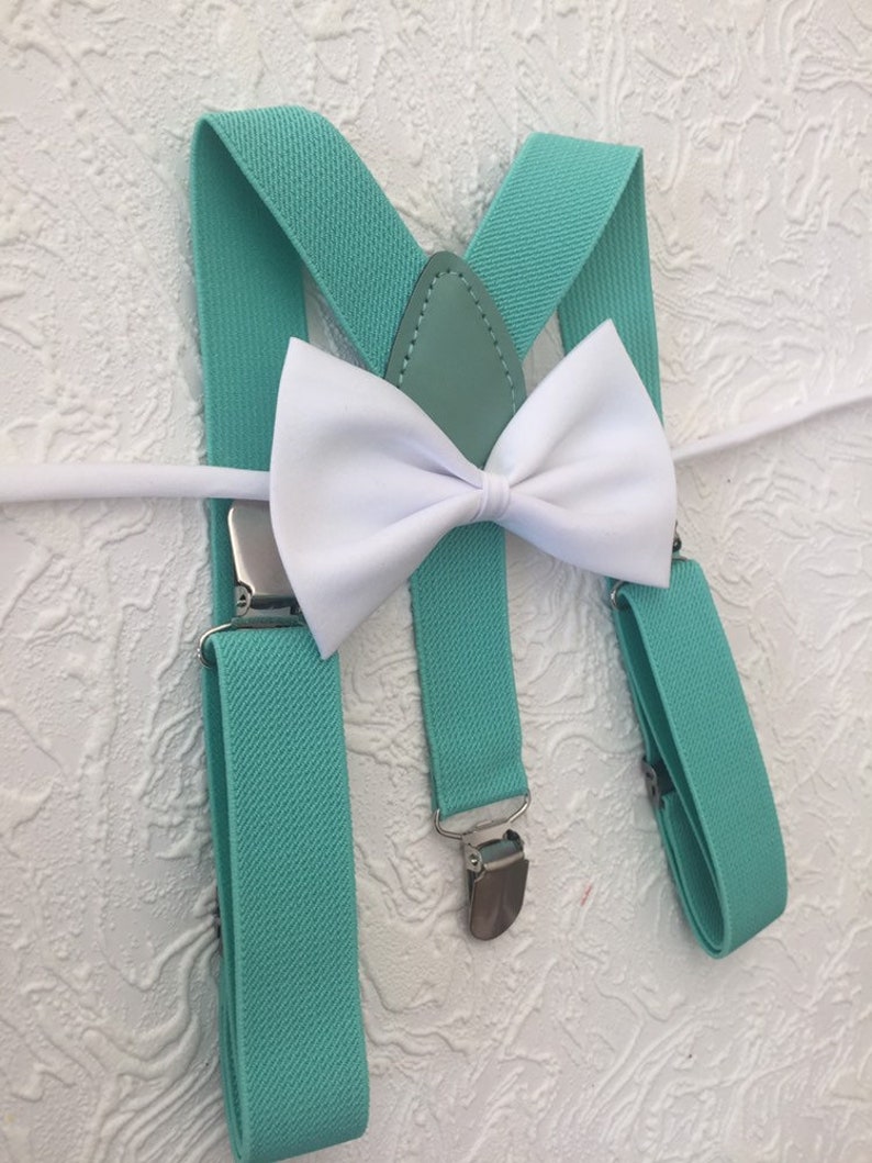 white bowtie mint suspender mint suspenders mint wedding mint GREEN suspenders white bow tie mint suspenders bowtie,mint suspenders