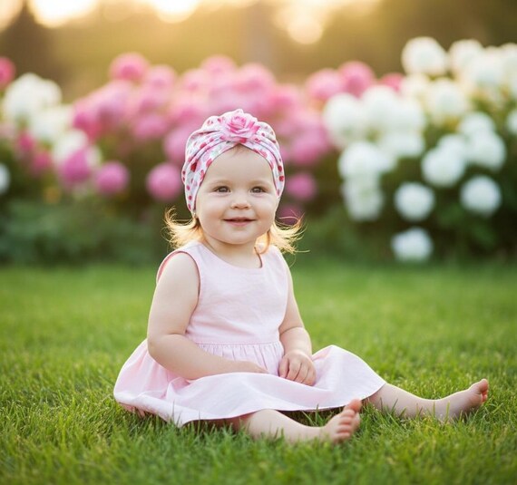 Baby Turban Hat, Baby Girl Turban, Top knot Baby TURBAN, Baby Hat, Newborn Hospital Hat, Baby Turban Headband, Infant Hat, Newborn Turban,