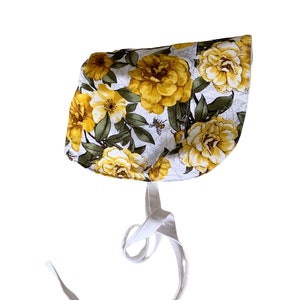 Brimmed Baby Bonnet Reversible - Sunhat - Girls Hat - Summer Hat - Floral 2021 - Vintage Inspired - new baby gift - linen cotton