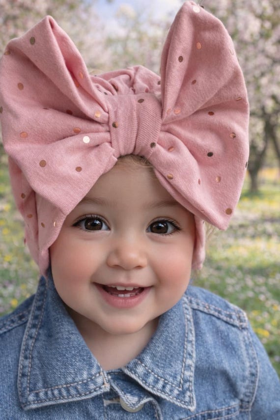 Baby Hat Baby Girl Hat with Bow Baby Hat with Bow Baby Hat Girl Beanie Pink Baby Hat Newborn Baby Hat Pink Newborn Baby Hat Pink Baby Hat