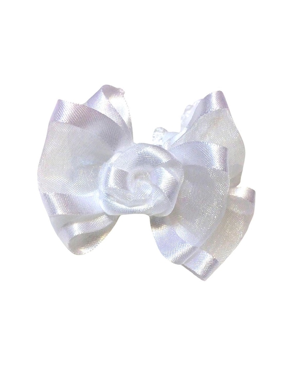 baby bow headband, white baby headband,  communion baby headband,  wedding baby headband,  baptism baby headband,  baby headband, infant