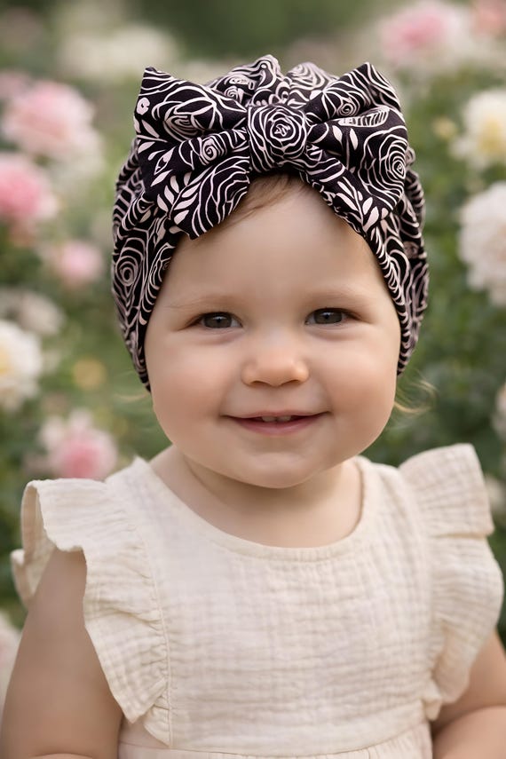 Baby girl, newborn hospital hat, newborn hat, newborn hats baby pink girls hospital beanie cap pink rose