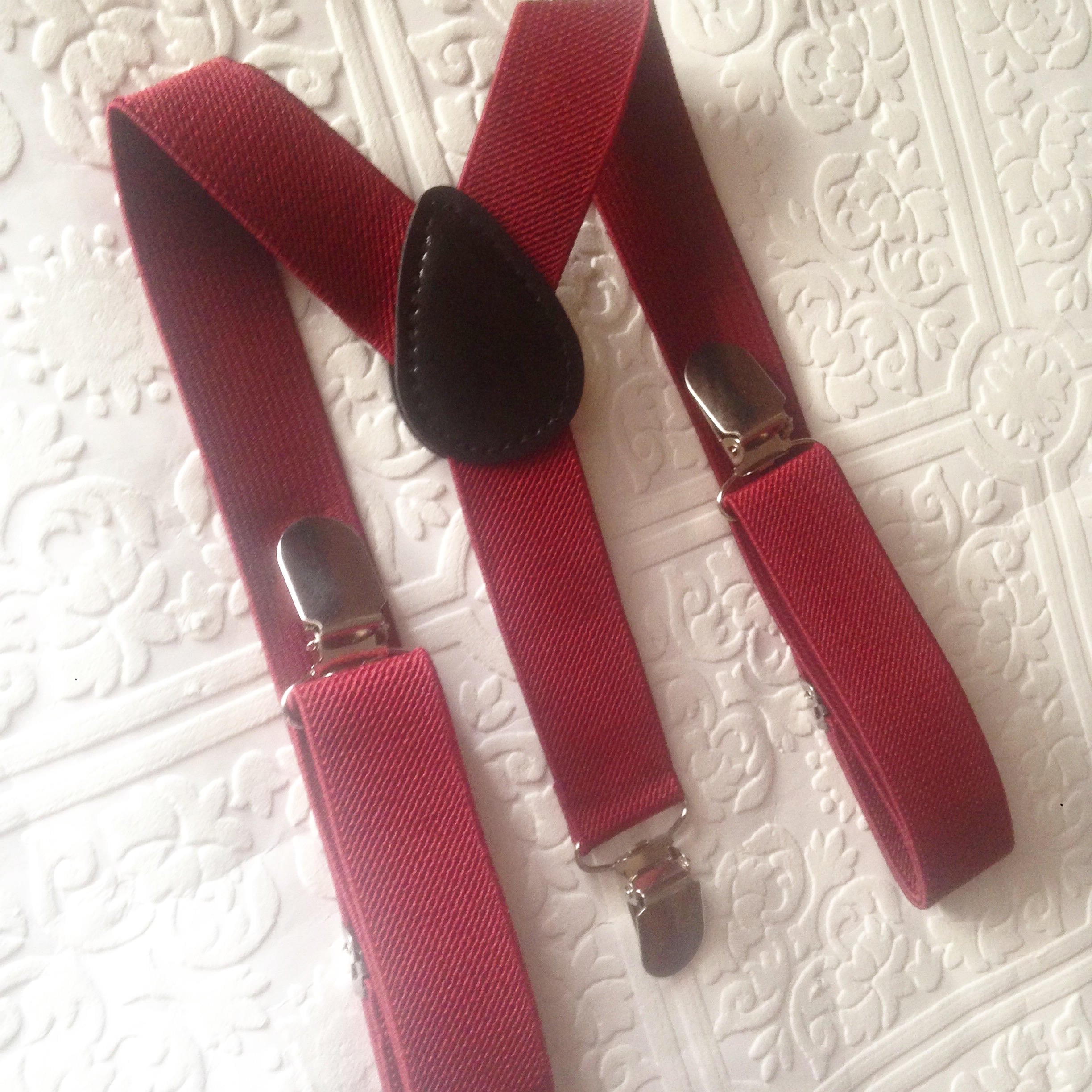 Suspenders, boy suspenders, red suspenders, baby red suspenders