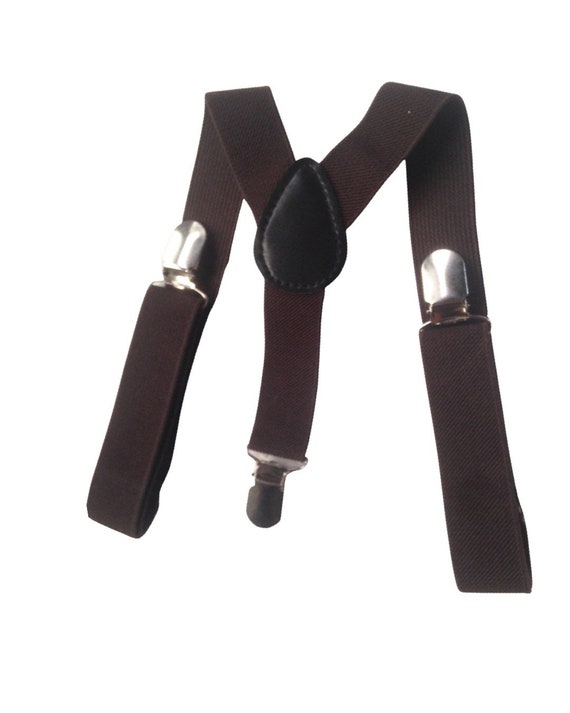 Baby suspenders, brown baby suspenders, toddler suspenders, brown baby suspenders, Dark brown suspenders, baby brown suspenders, birthday