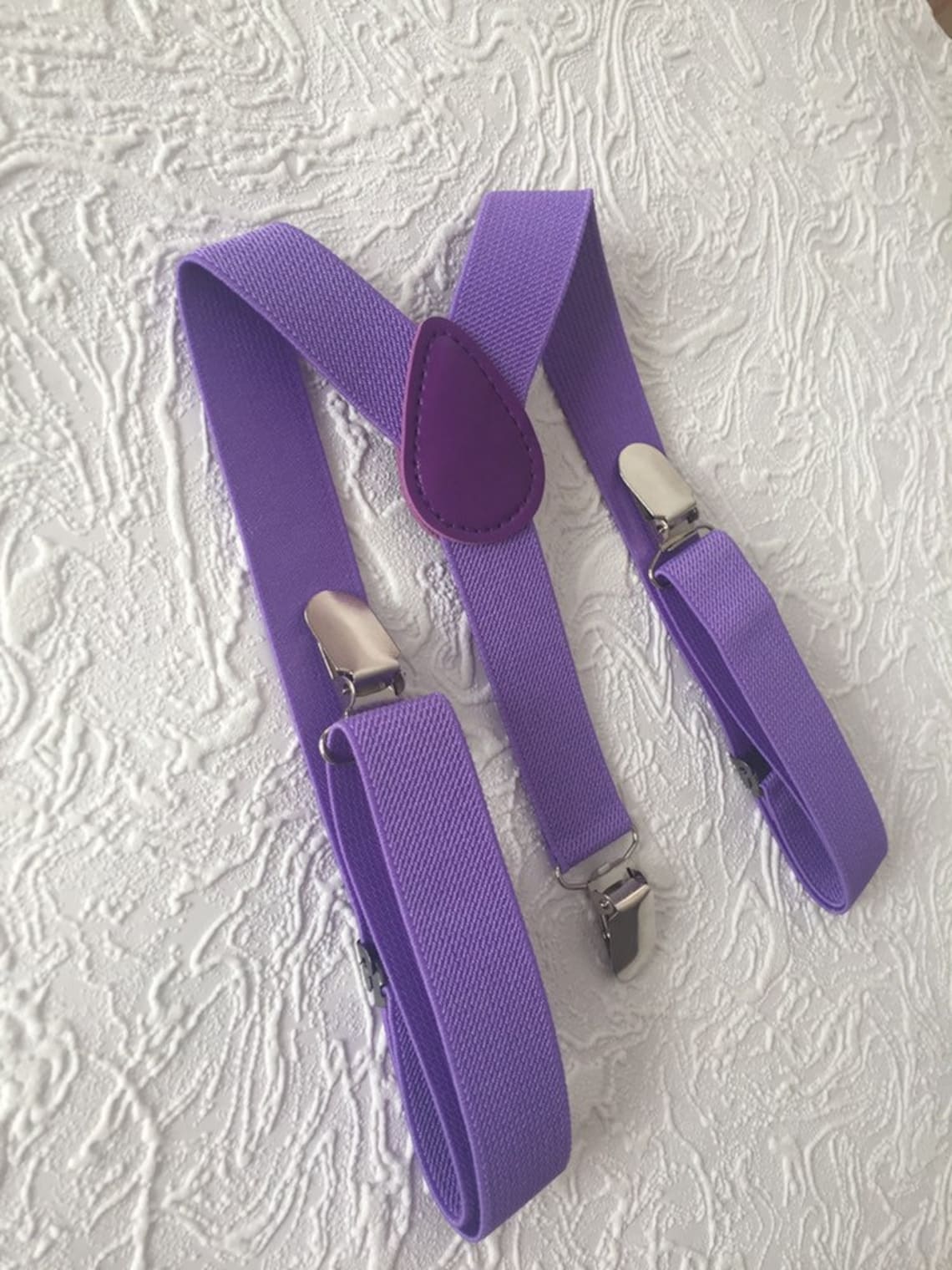 Suspenders / Plum Purple Suspenders / Newborn 5 Years Old Etsy