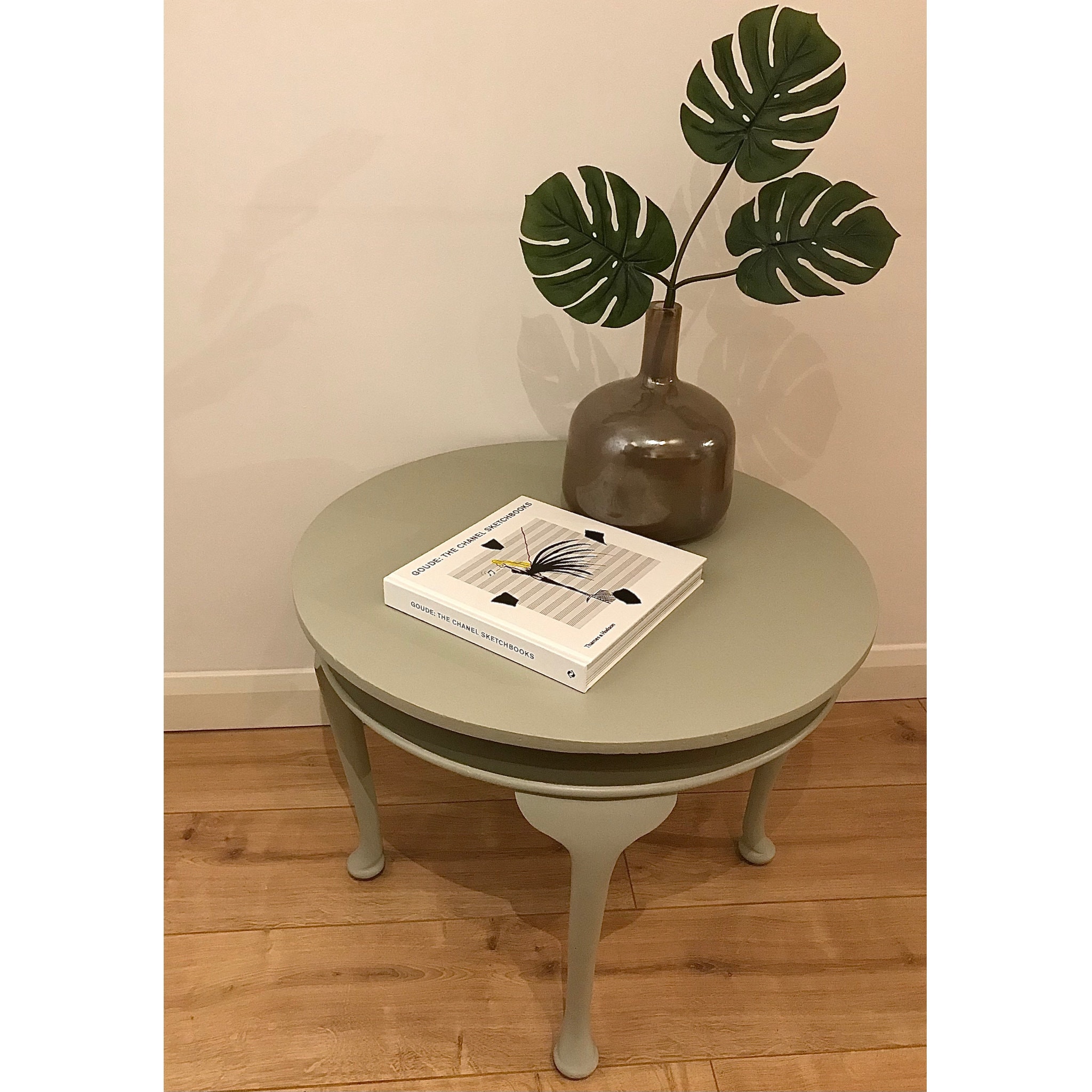 THE OLIVE Light & Dark Green Coffee Table Upcycled Hand Etsy