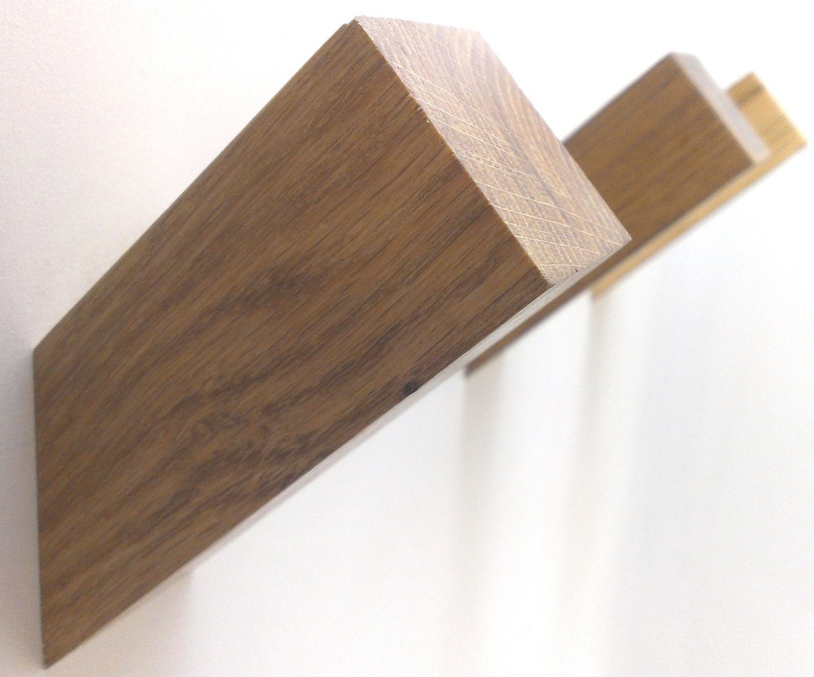 Oak Wall Hook Wooden Coat Hook Coat Rack Modern Wooden Etsy
