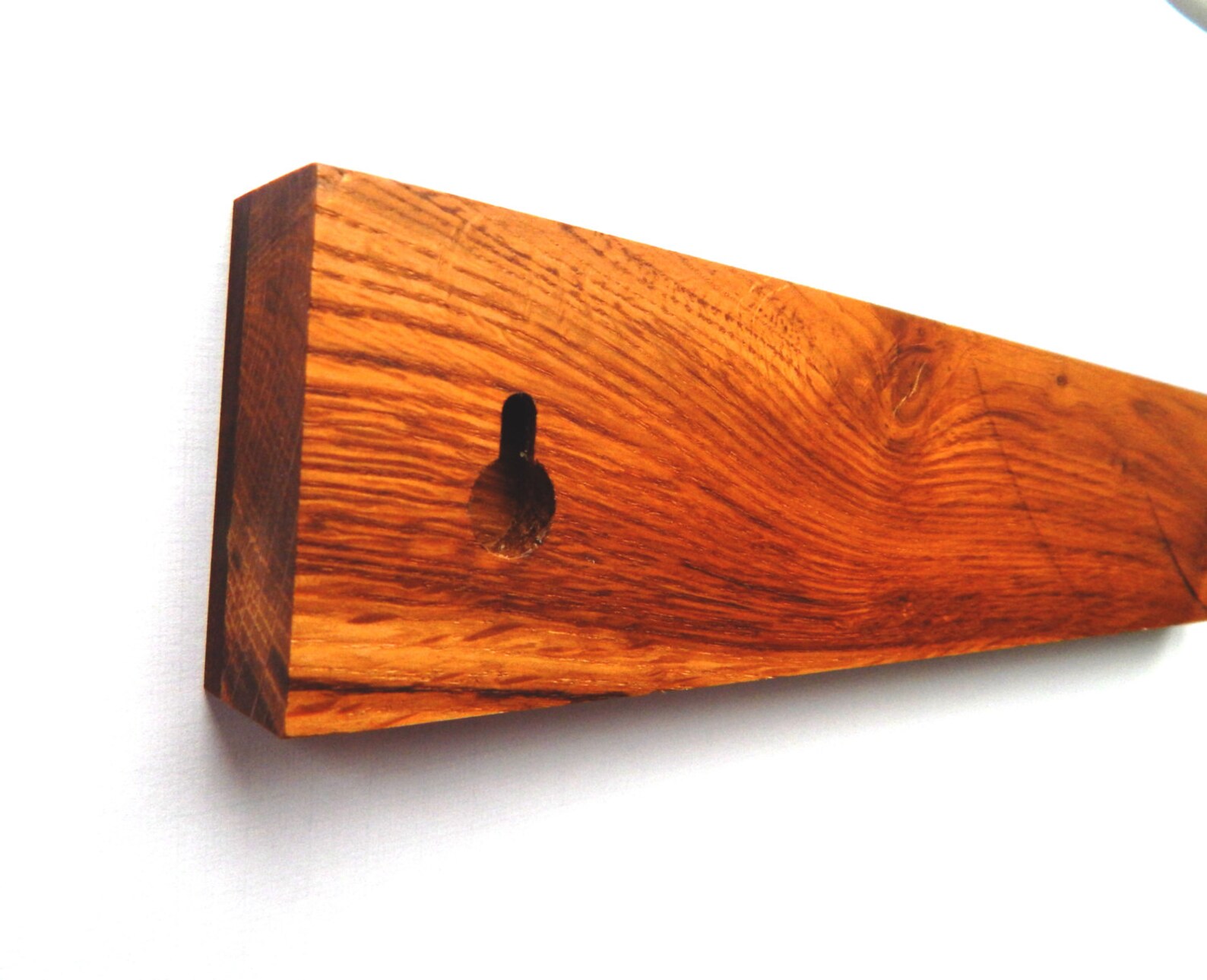 12 Knife Rack, Oak/ipe Knife Holder, Wood Knife Holder, Wall