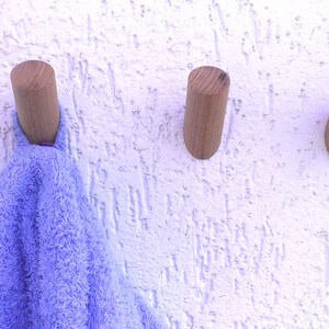 Beech Wall Hook, Wooden Coat Hook, Coat Rack, Modern Wooden Hook, Home Decor, Decorative Branches, Accessorize image 3