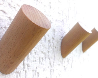 Beech Wall Hook,  Wooden Coat Hook, Coat Rack, Modern Wooden Hook, Home Decor,  Decorative Branches, Accessorize