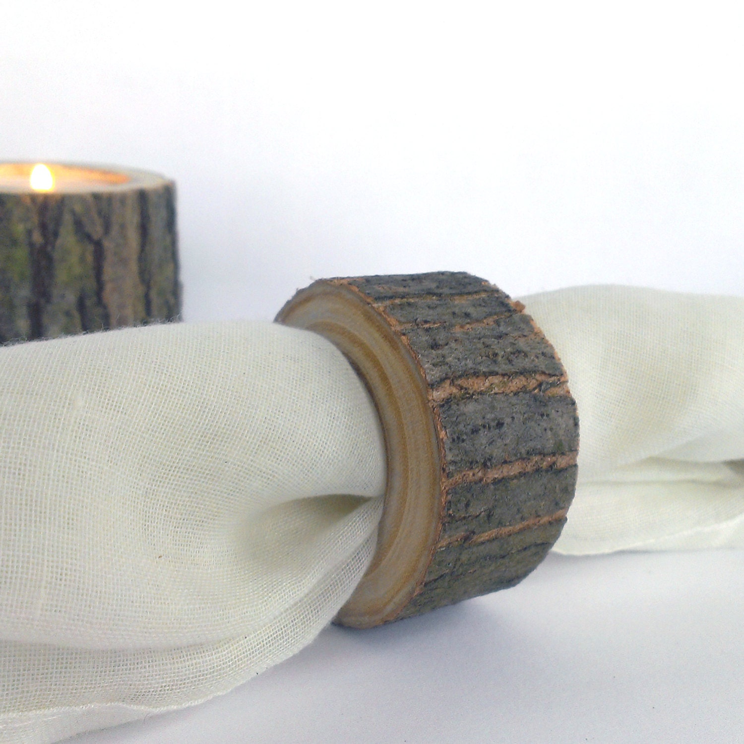 Rustic Napkin Rings 8 Pcs Holders Wedding Napkin Holder Etsy UK