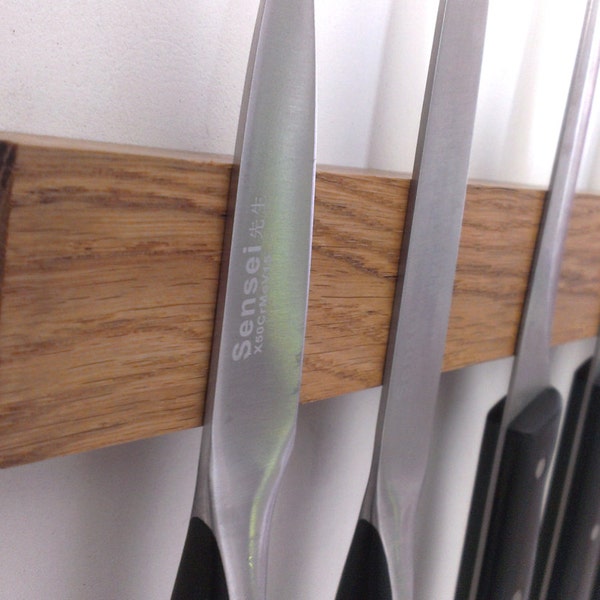Oak Knife Holder Etsy