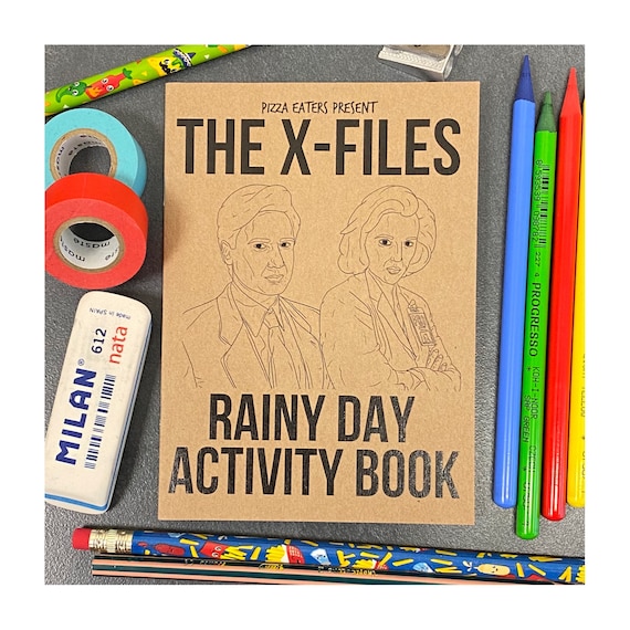 Download The X Files Rainy Day Colouring Activity Book Etsy
