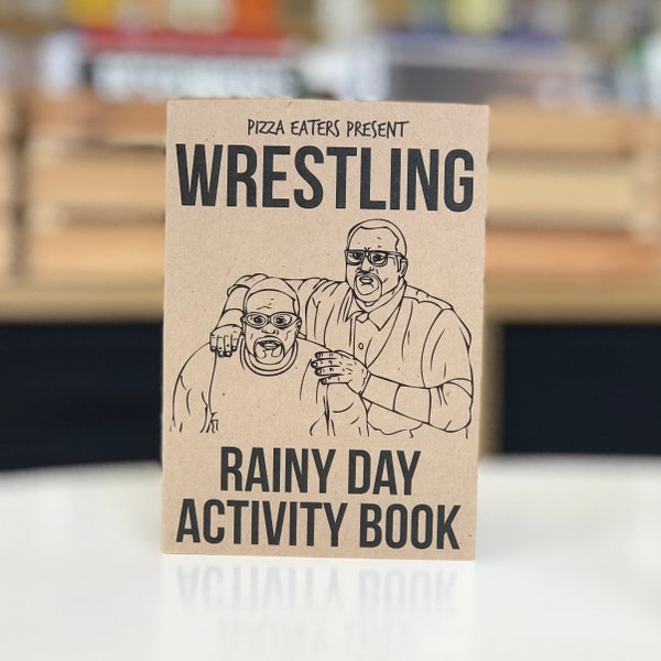 Wrestling Rainy Day Colouring & Activity Book